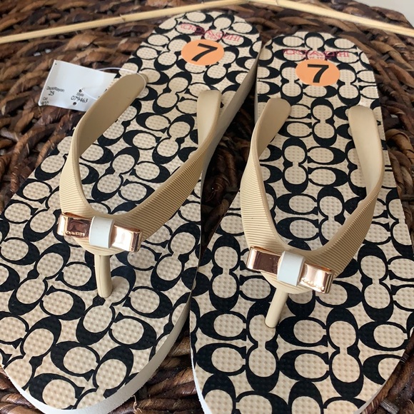 Coach flip flops - Picture 2 of 4